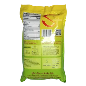 Gạo ST25 Ông Cua túi 5kg mặt sau - Mẫu 2026