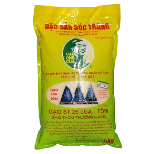 Gạo ST25 lúa tôm túi 5kg mẫu 2026