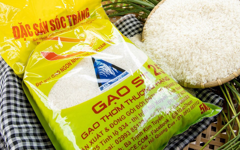 Túi gạo ST25 5kg - Gạo ngon nhất thế giới 2019